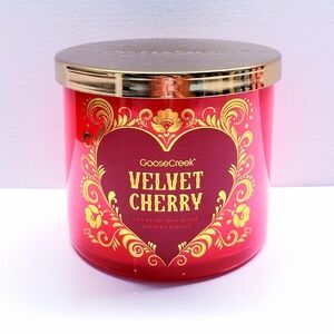Goose Creek VELVET CHERRY Large 3-Wick Scented Candle, 14.5 oz